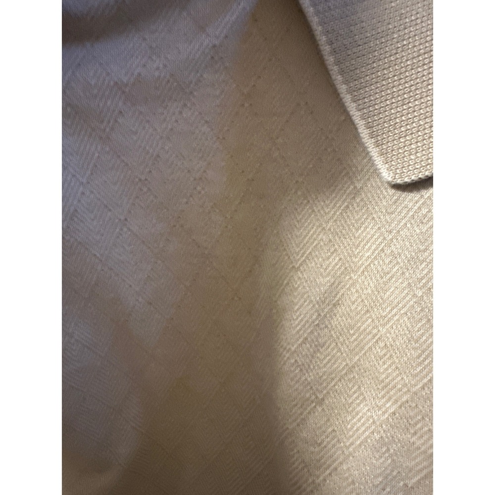 Tasso Elba Golf Polo Mens Short Sleeve Mercerized Cotton Tan Medium - Picture 7 of 7